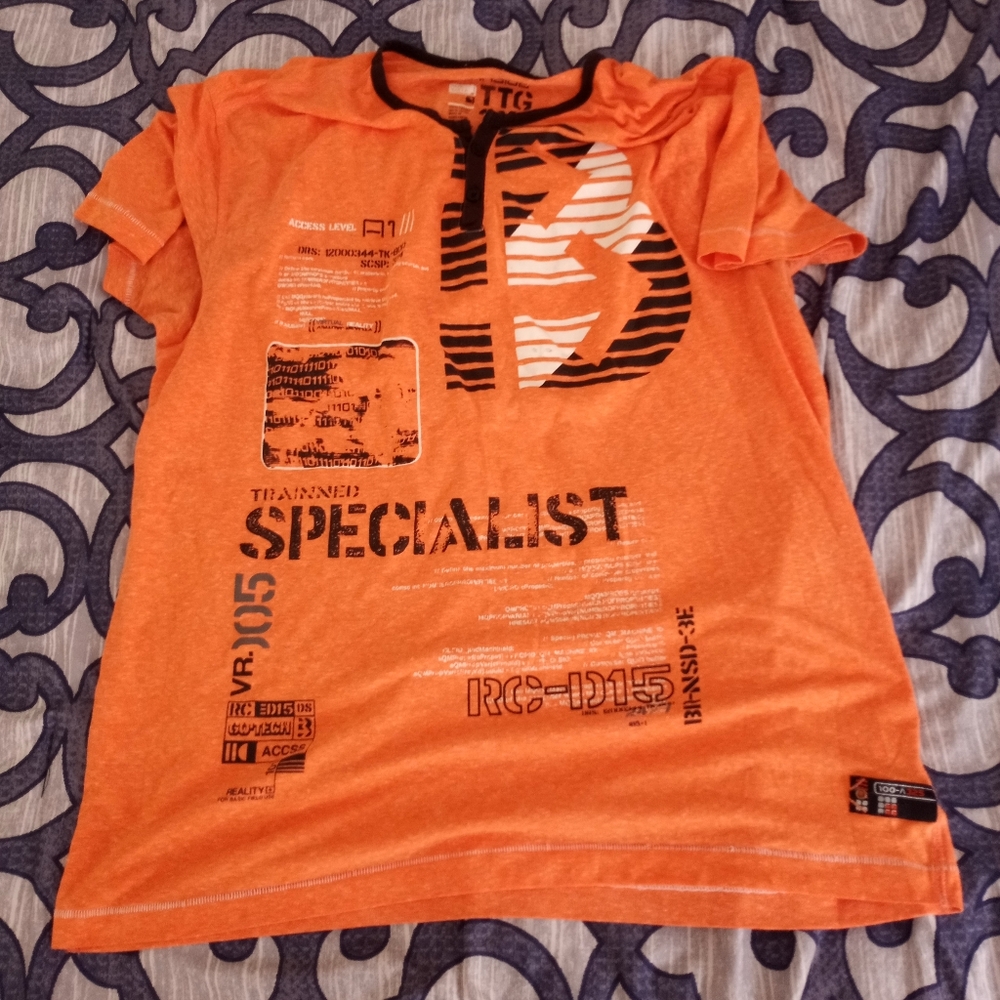 👠BURNSIDE mens Plus Size Tshirt👠